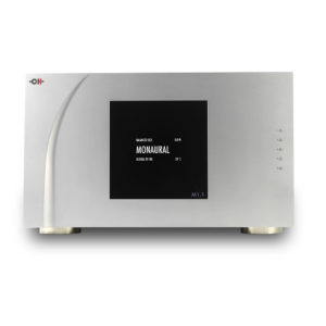 M1.1 Two-Channel Reference Power Amplifier - Mono screen (front view)