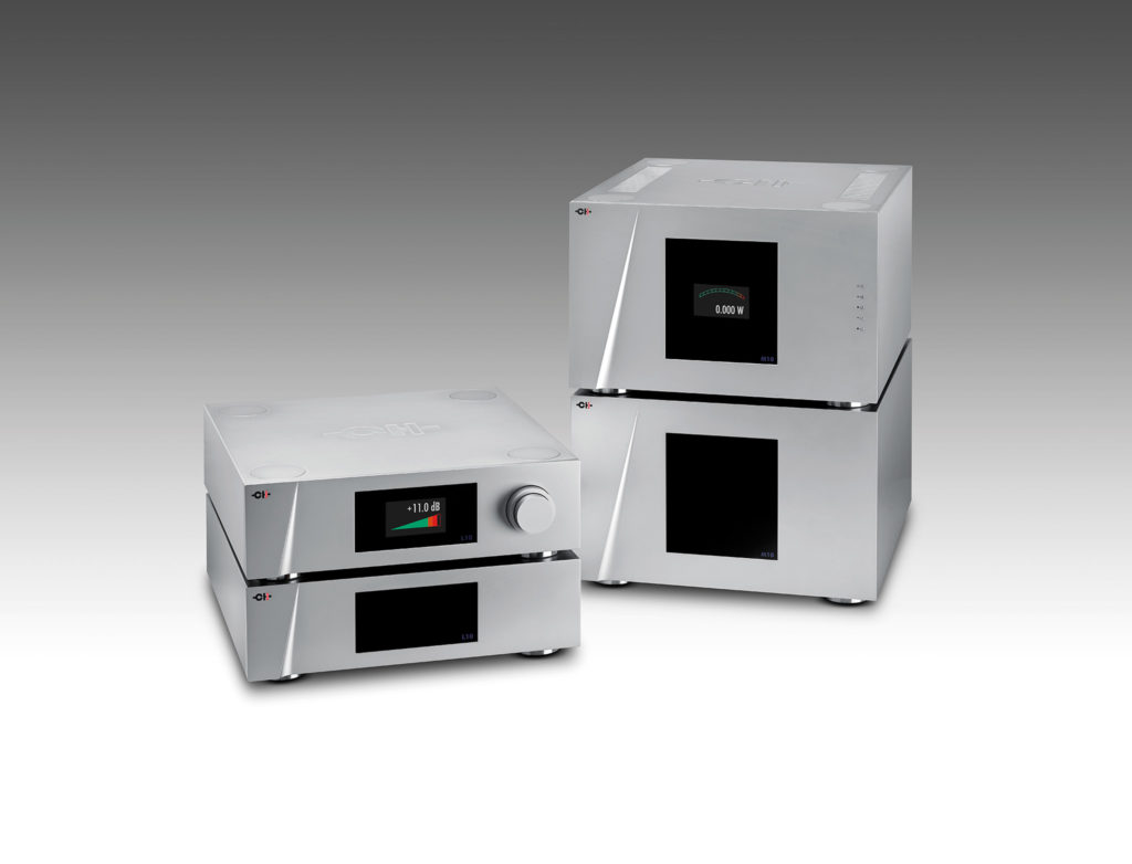 CH Precision M10 Power Amplifier & Power Supply with L10 Preamplifier & Power Supply (Power & volume screens)